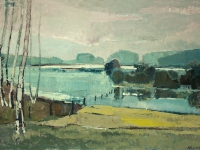 004 Überschwemmung, 1970, 91 x 59 cm